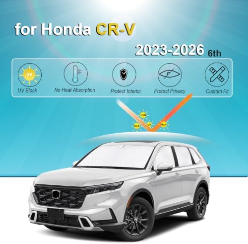 KMF 8pcs Thicken Sun Shades for Honda CR-V 2023-2025 2026 Accessories, CRV - Image 2