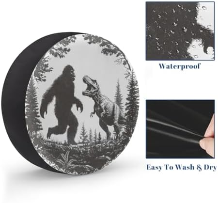 Bigfoot Spare Tire Cover Waterproof Dust-Proof Spare Wheel Covers - Image 4