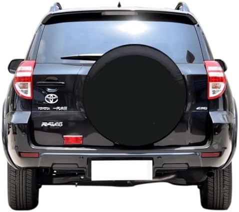 Black Spare Tire Cover, Spare Wheel Cover Protector, by Aolowewin