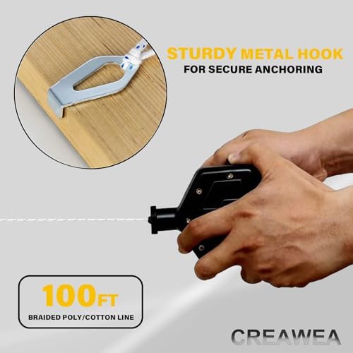 Heavy Duty Chalk Line-Black, Professional Construction Marking Tool, 100-Foot - Image 6