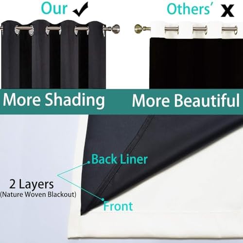 Yakamok Cream Blackout Curtains 96 Inches Long - Image 5