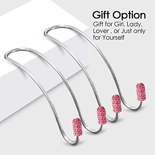 Guoord Pink Car Accessories for Women, Durable Backseat Holder, Heart-Shaped - Image 5