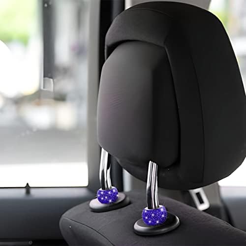XINLIYA 4 Pack Car Headrest Collars, Bling Car Head Rest Collars Rings Decor - Image 6