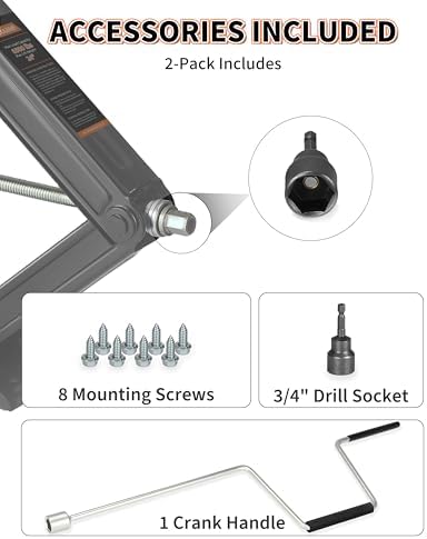 OULEME 6500 lbs RV Camper Scissor Jack - Image 4