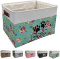 Collapsible Dog Toy Basket Foldable Dog Toy Box Bin by CpakOwlgoo