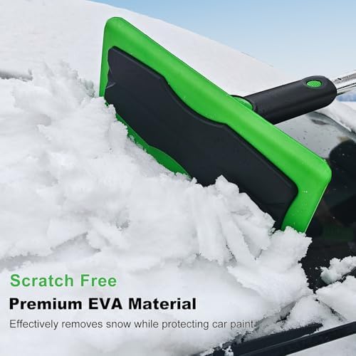 SEAAES 55 Inch Snow Broom and Ice Scraper - Image 4