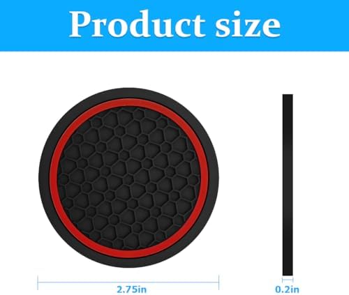 Mandark 4PCS 2.75 Inch Car Cup Holder Coasters - Image 2