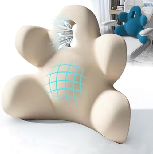 Lumbar Support Pillow for Office Chair, Back Support Pillow for Car by Sothuba