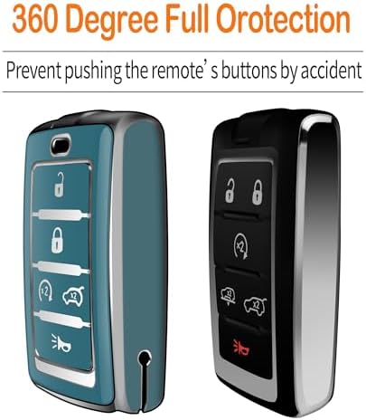 for Jeep Key Fob Cover with Keychain Soft Full Protection Key Shell Compatible - Image 4