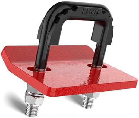 Hitch Tightener Anti-Rattle Clamp -Rubber Isolator and Anti-Rust Double Coating by Karlass