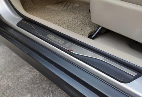 Car Door Sill Scuff Protector, for Mazda 3 2015-2022 Accessories Parts - Image 4