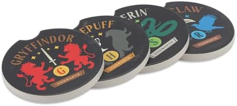 Harry Potter Hogwarts Houses Ceramic Car Coasters - Image 2
