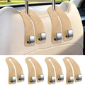 Amooca Car Headrest Hooks 4-Pack Suede Seat Organizer by Amooca