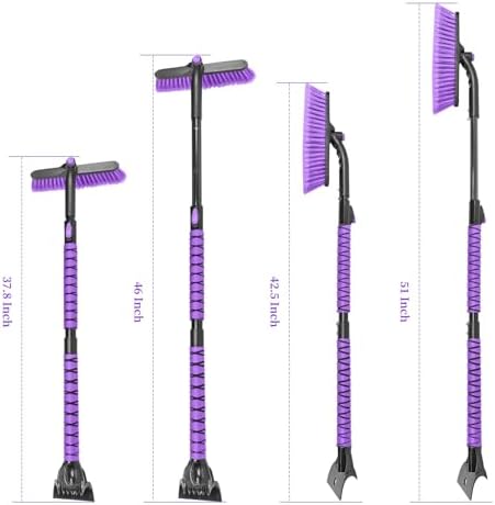 HEEYA 51 Inch Long Scraper Snow Brush - Image 5