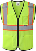 JKSafety Safety Vest for men women Hi Vis Vest by JKSafety