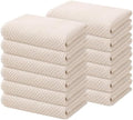 Kitinjoy 100% Cotton Waffle 12-Pack Kitchen Towels by Kitinjoy