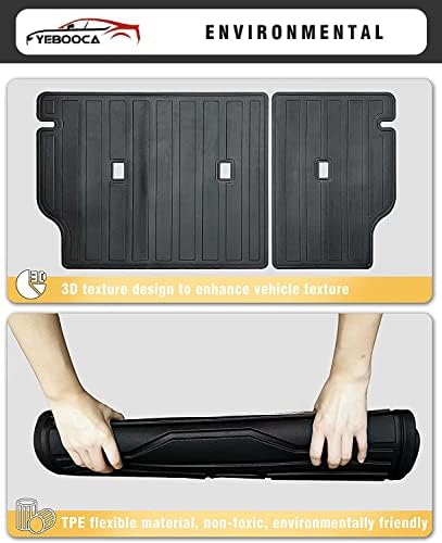 Cargo Liner Compatible with 2021-2026 Bronco Sport Trunk Mat Back Seat Cover - Image 3