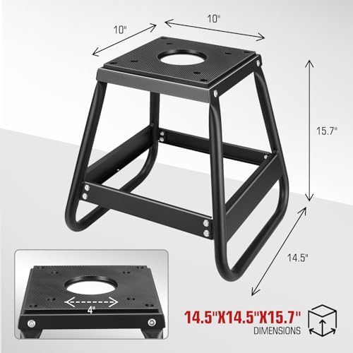 DNA Motoring Universal Motorcycle Dirt Bike Stand 1000lbs Capacity Dirtbike - Image 2