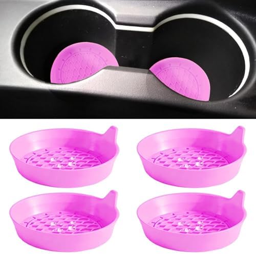 4 PCS Car Cup Coasters, Cup Holder Coaster by BFXM