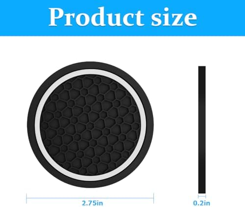 Mandark 4PCS 2.75 Inch Car Cup Holder Coasters - Image 2