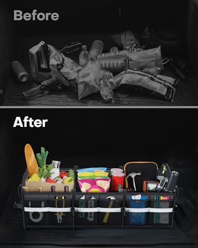 HOTOR Trunk Organizer for SUV – Car Storage Box Collapsible Car Organizer - Image 7