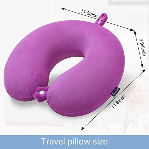 Travel Pillow Memory Foam Neck Pillow Airplane Car - Image 3