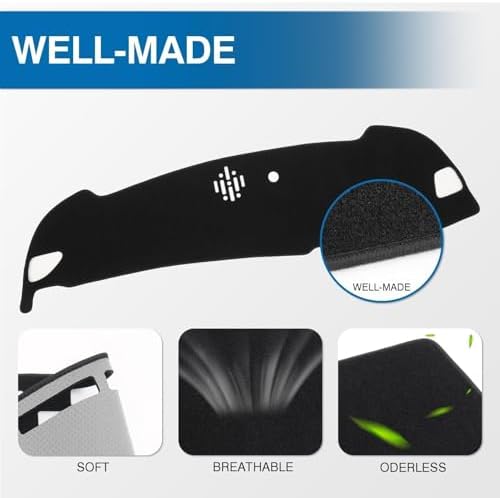 KUST Black Dash Cover for Kia Sportage 2023-2024 2025 Left Hand Driving - Image 4
