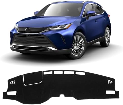 KUST Black Dash Cover for Toyota Venza 2021 2022 2023 2024 Left Hand Driving by KUST