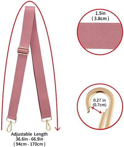 ZOOEASS Wide Shoulder Strap, Adjustable Replacement Belt Crossbody Canvas Bag - Image 3