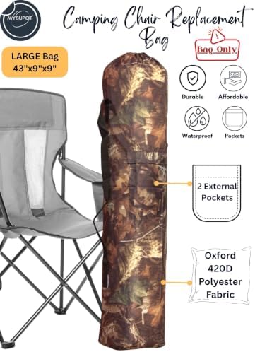 43"x9"x9" Replacement Bag for Folding Camping Chair, Camp Chairs, Yoga Mat - Image 2