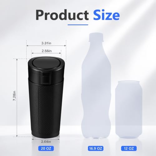Car Trash Can with Lid, 2 Pack - Image 2