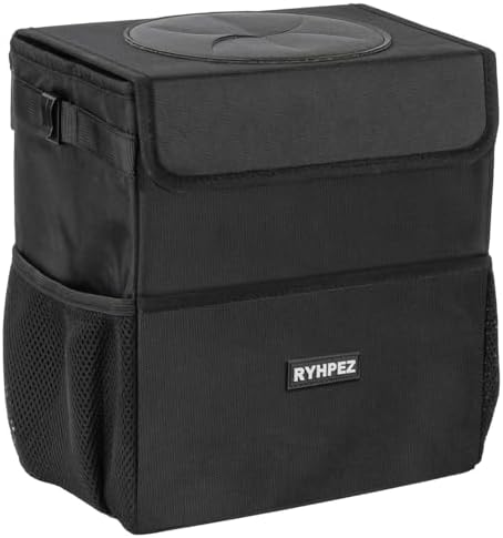 Ryhpez Car Trash Can with Lid - Image 6