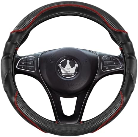 HighnessHwoo 3D Car Steering Wheel Cover Comfort Grip Massage Sporty Anti-Slip - Image 3