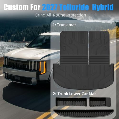 GYGY Trunk Mat and Lower Cargo Liner Set, Fit - Image 2