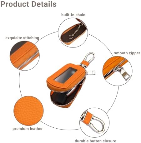 Yuoyar Premium Leather Key Fob Case - Image 5