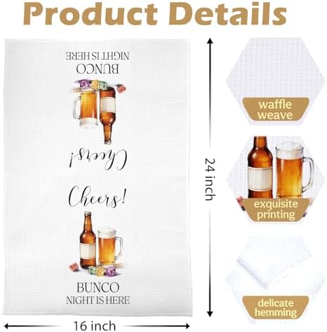 Beer Bunco Kitchen Towel - Image 5