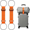 2 Pcs Luggage Straps for Suitcases, New Flexible and Adjustable Elastic by Unknown