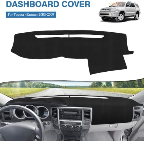 FIILINES Dash Cover for 2003-2009 Toyota 4Runner, Dashboard Mat Exact Fit for - Image 2