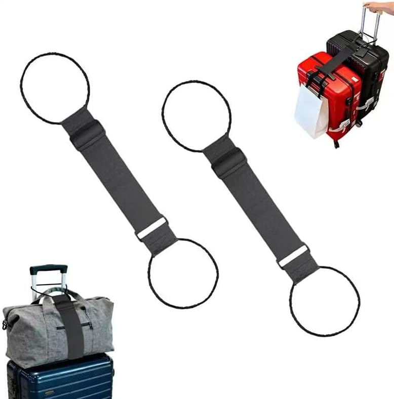 Luggage Straps for Suitcases，Multi-Use Strong Adjustable Luggage Connector by Unknown