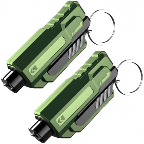Window Breaker and Seatbelt Cutter Keychain, 2 in 1 Car Safety Hammer Glass by Unknown