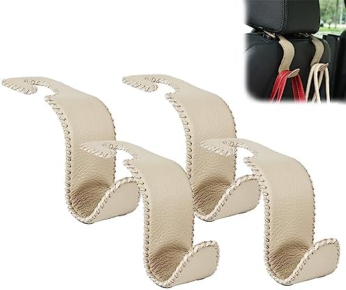 Car Seat Headrest Hook 55lb Heavy Duty Metal Hanger by Amooca