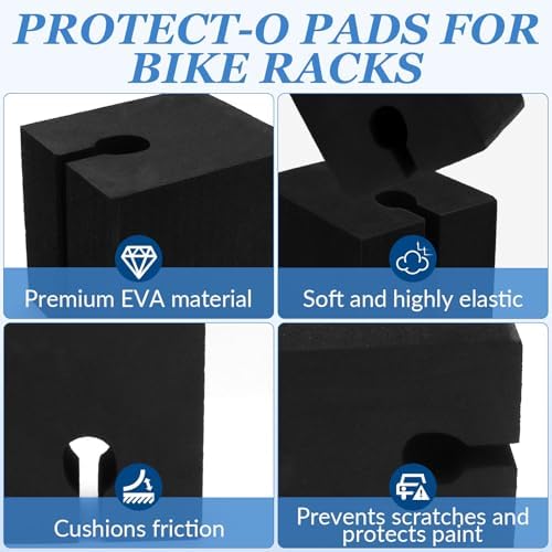Big Peng 4 Pcs Bike Rack Protect-O Pads - Image 4