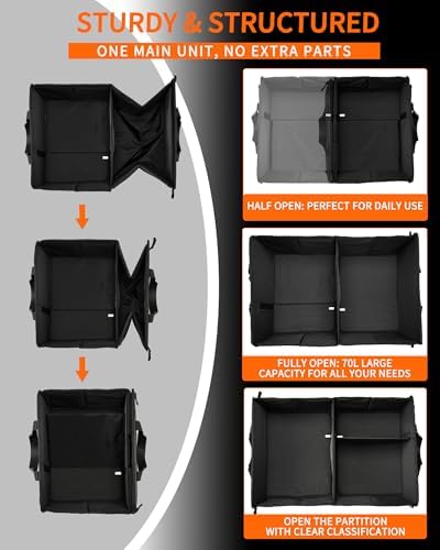 SIBOFUEGO Sturdy Car Trunk Organizer - Image 4