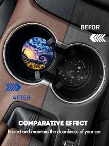 WOCOCN Car Coasters for Cup Holders - Image 4