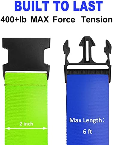 Chelmon Luggage Straps for Suitcases TSA Approved Travel Essentials 4 Pack - Image 2