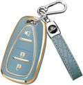 QBUC for Chevy Key Fob Cover, 3-Button Design by QBUC