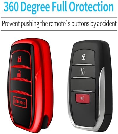 Tukellen for Toyota Key Fob Cover TPU Soft Protective Case for 2022-2026 - Image 4