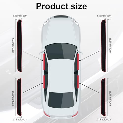 SINGARO Car Door Threshold Protection, Door Width 23.6x2.36inch Car/SUV - Image 2