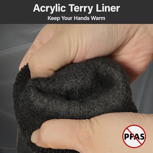 FreezeGuard Winter Work Gloves for Men and Women, ANSI A6 Cut Resistant Gloves - Image 3