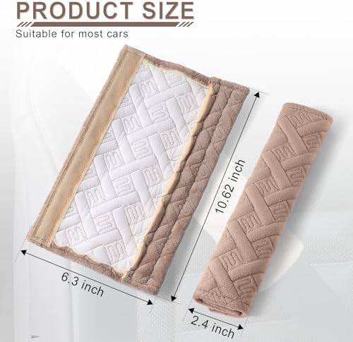 JUSTTOP 2-Pack Universal Car Seat Belt Pads Cover - Image 3